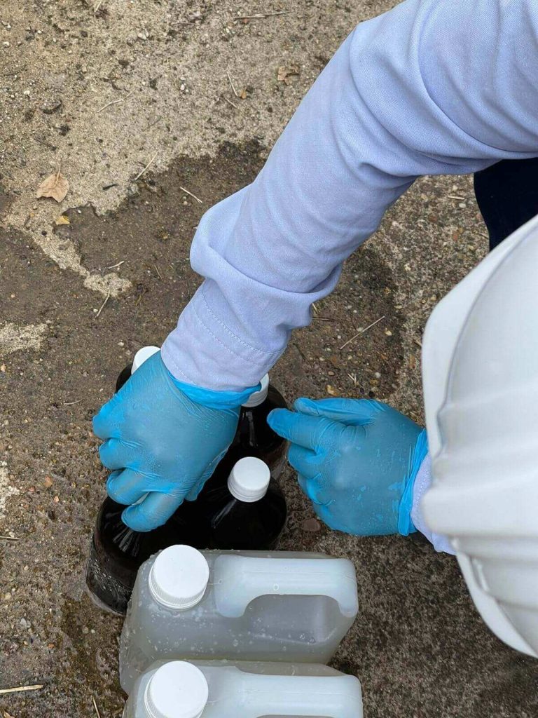 caracterización de agua residual